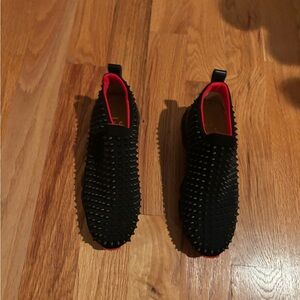 Black Spiked Women’s CL Sneakers